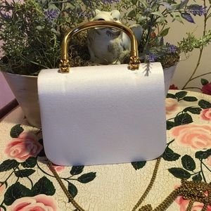White Satin Mini Bag